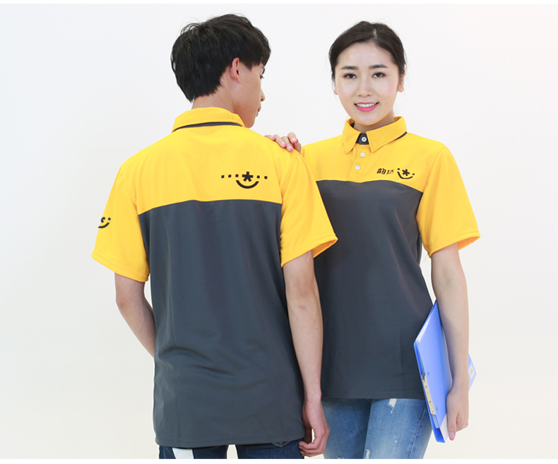 快遞工作服定做顏色的選擇上