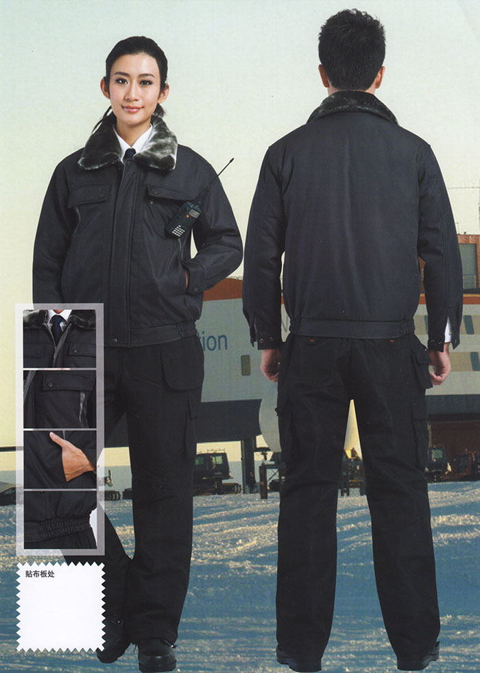 秋冬季保衛外勤棉衣棉服0104