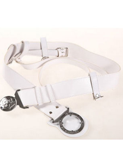 保安配件執(zhí)勤武裝腰帶保安裝備專用斜跨白色黑色新款