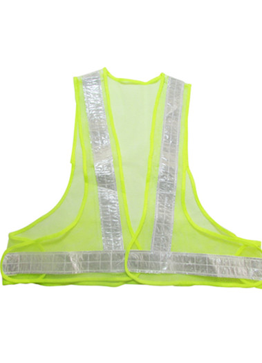 反光v型背心馬甲騎行安全反光服路政環衛晶格道路執勤衣服