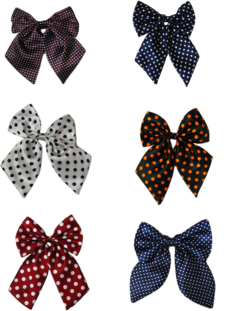 職業正裝工作服圓點制服領花女士銀行酒店空姐學生蝴蝶結領結女