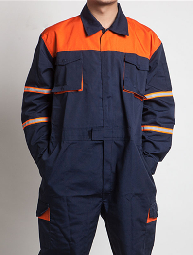 連體工作服勞保連體工裝工程汽修服春秋連體服